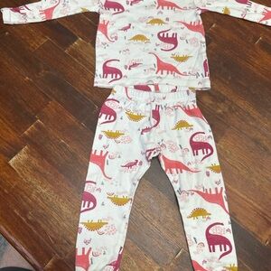 Carter's Dinosaur Pajama Set - Pink and Yellow
